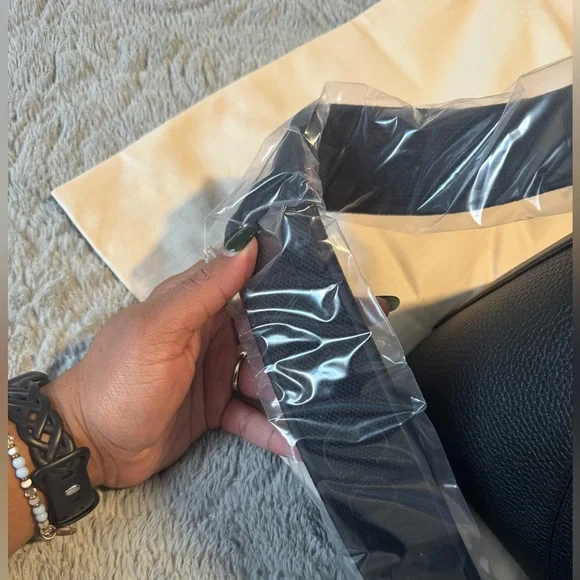 Large Tiffany & Co. Black Leather Bag - Picture 6 of 7